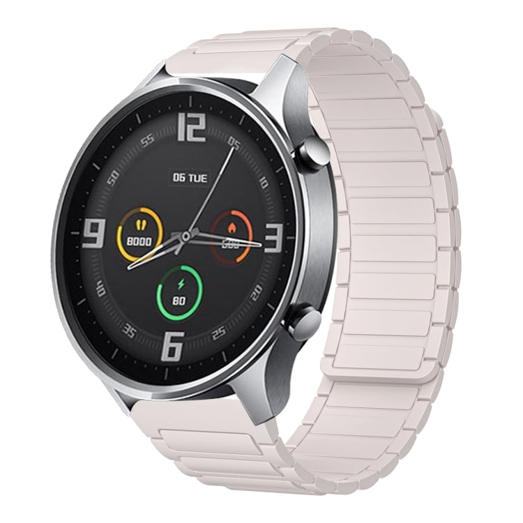 For Xiaomi Watch Color 22mm I-shaped Magnetic Silicone Watch Band(Starlight) by bashfashion