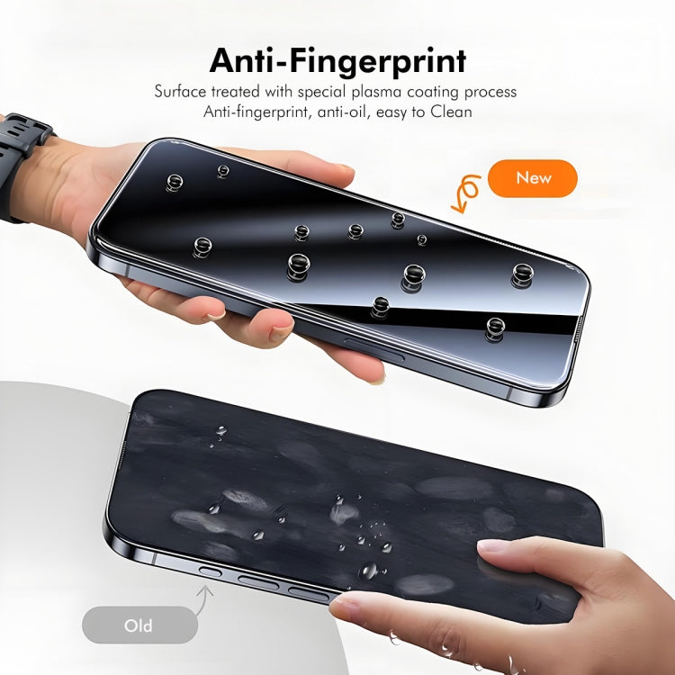 For iPhone 15 / 16 ENKAY 300C Super Large Arc Full Coverage High Aluminum-silicon Tempered Glass Film by ENKAY