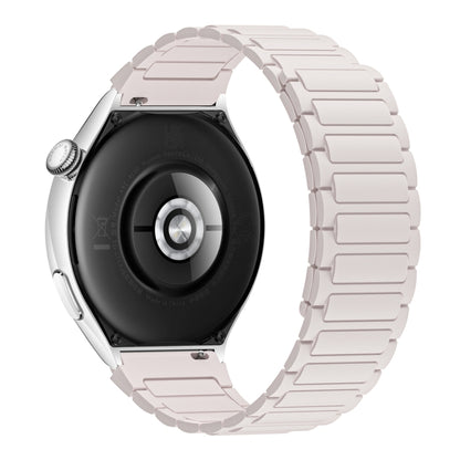 For Ticwatch Pro 3 22mm I-shaped Magnetic Silicone Watch Band(Starlight) by bashfashion