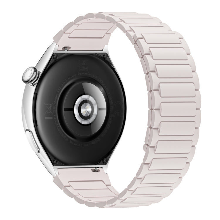 For COROS Pace 3 22mm I-shaped Magnetic Silicone Watch Band(Starlight) by bashfashion