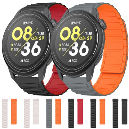 For COROS Pace 3 22mm I-shaped Magnetic Silicone Watch Band(Starlight) by bashfashion