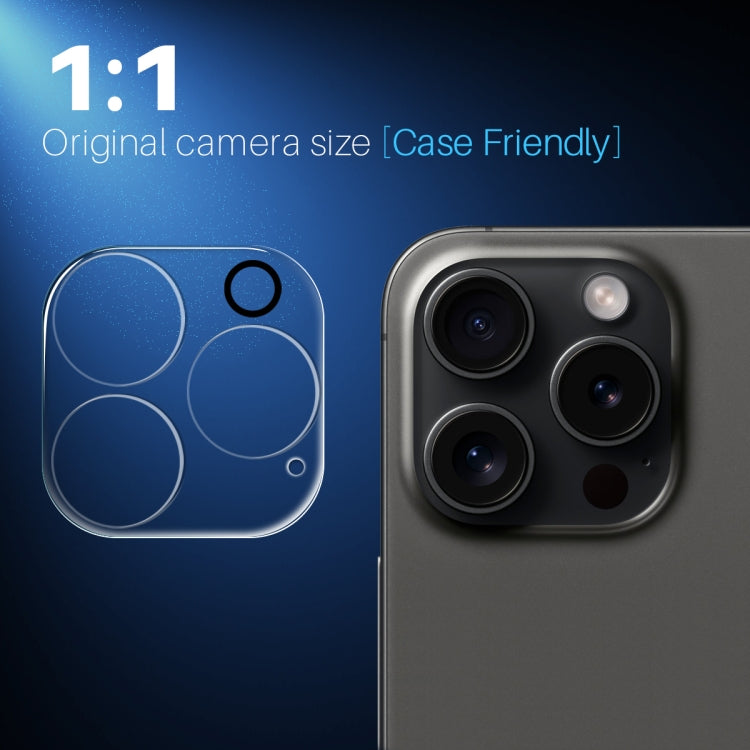 For iPhone 16 Pro / 16 Pro Max NORTHJO Camera Lens Protector 3D HD Tempered Glass Film(Clear) by NORTHJO