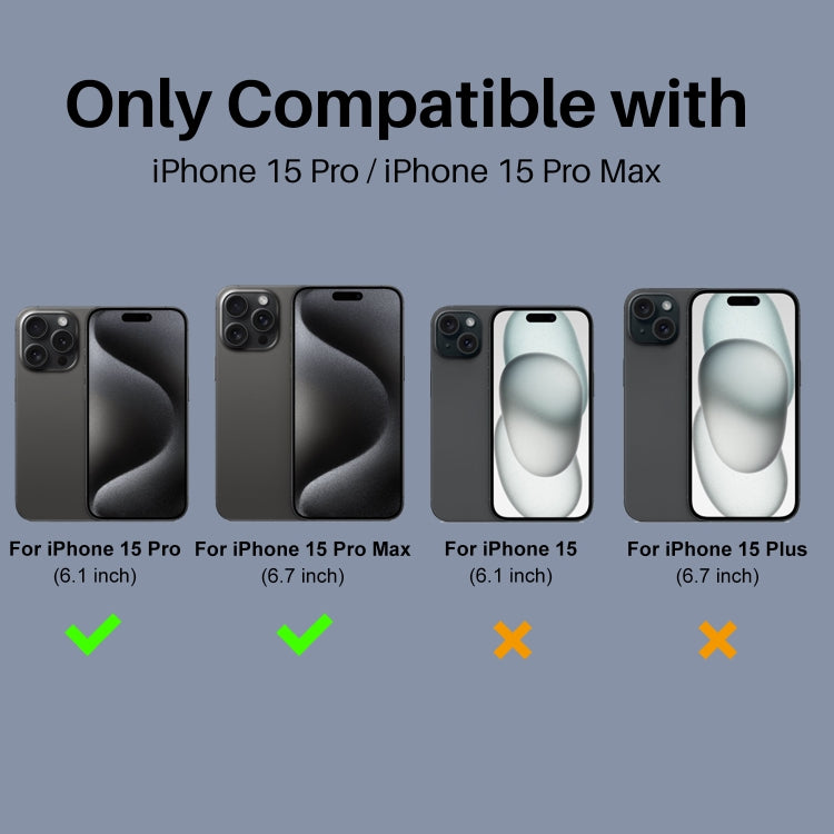 For iPhone 15 Pro / 15 Pro Max NORTHJO Camera Lens Protector 3D HD Tempered Glass Film(Clear) by NORTHJO