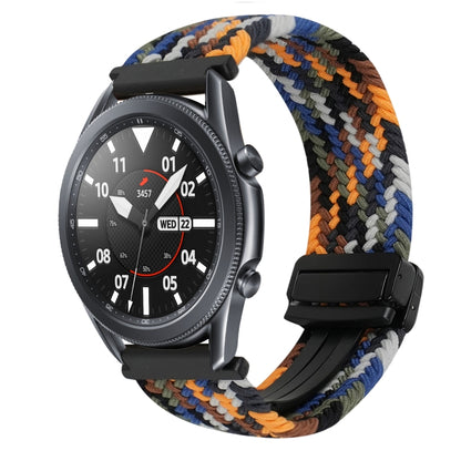 For Samsung Galaxy Watch 3 41mm 20mm Magnetic Buckle Braided Watch Strap(Camouflage Color) by bashfashion