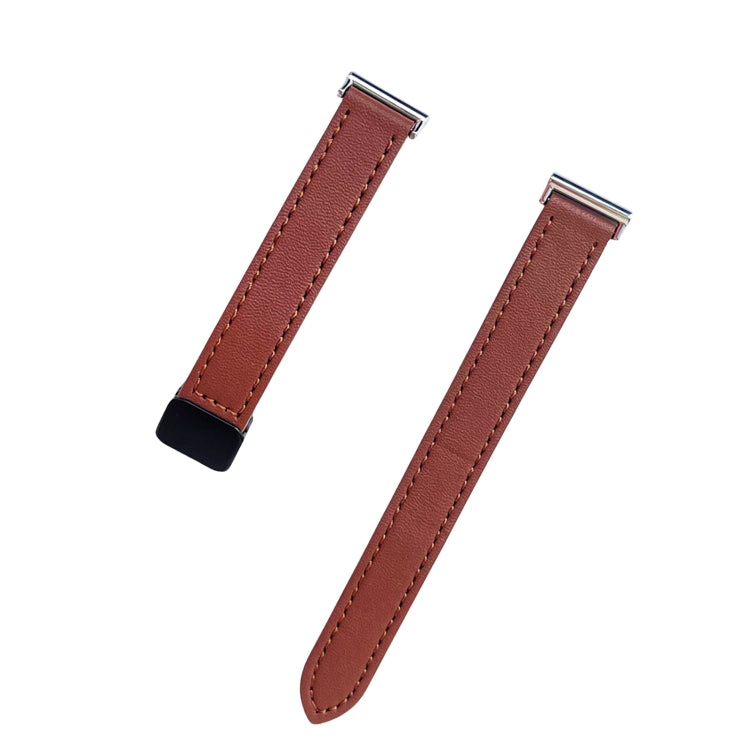 For Samsung Galaxy Gear S3 Frontier 22mm Slim Magnetic Buckle Microfiber Leather Watch Band(Mocha Brown) by bashfashion