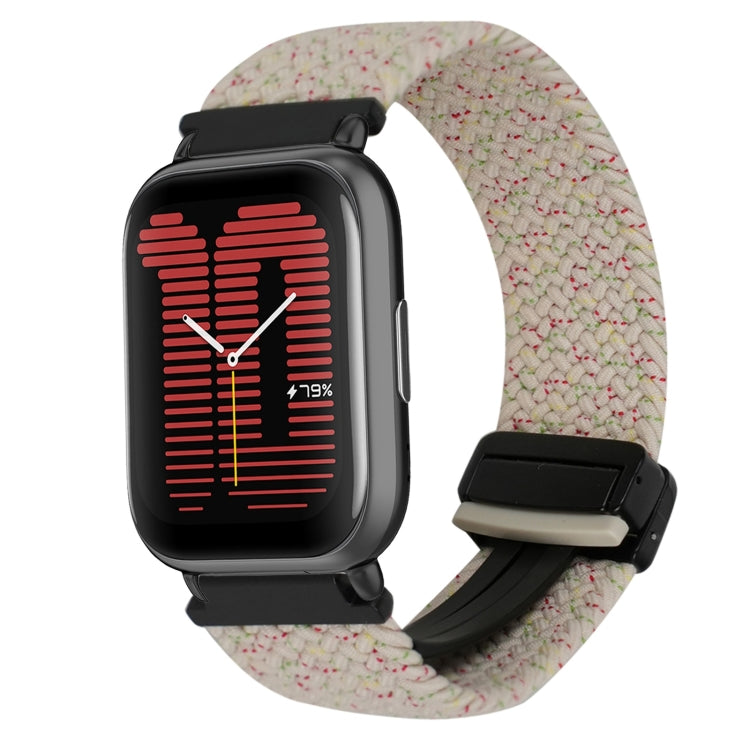 For Amazfit Active Magnetic Buckle 20mm Braided Watch Band(Starlight Colorful) by bashfashion