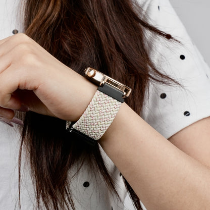 For Amazfit Active Magnetic Buckle 20mm Braided Watch Band(Starlight Colorful) by bashfashion