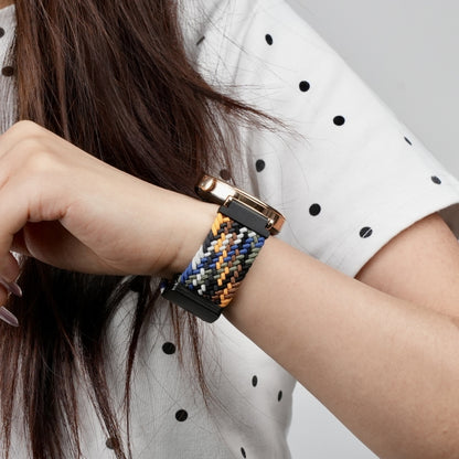 For Amazfit Bip Magnetic Buckle 20mm Braided Watch Band(Camouflage Colorful) by bashfashion