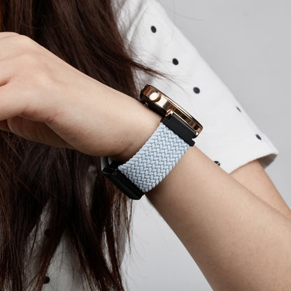 For Amazfit Bip Magnetic Buckle 20mm Braided Watch Band(Blue) by bashfashion