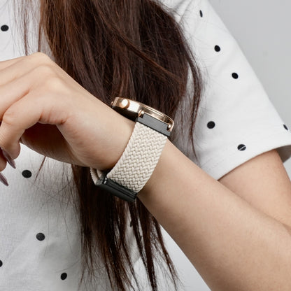 For Amazfit Bip Magnetic Buckle 20mm Braided Watch Band(Starlight) by bashfashion