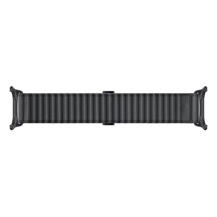 For Apple Watch SE 2022 40mm Off Road Magnetic Buckle Braided Nylon Watch Band(Dark Gray) by bashfashion