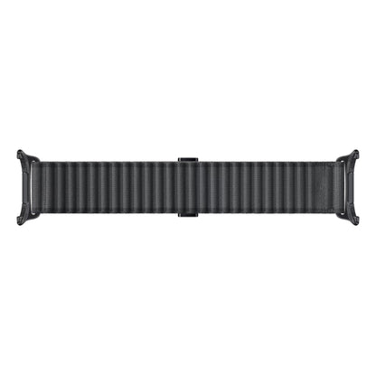 For Apple Watch Series 7 41mm Off Road Magnetic Buckle Braided Nylon Watch Band(Dark Gray) by bashfashion