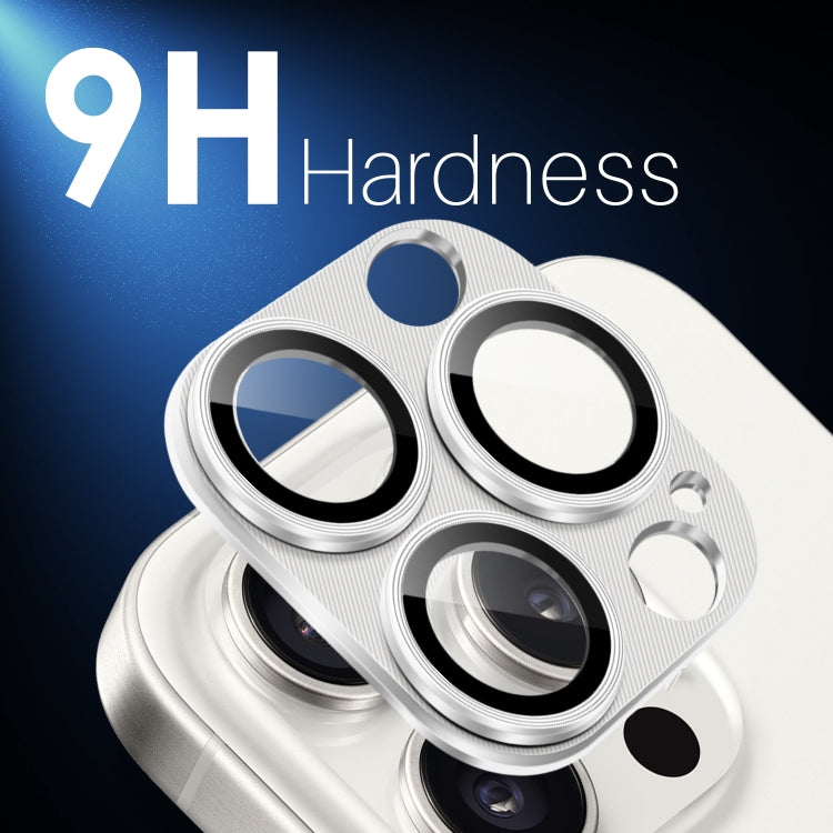 For iPhone 16 Pro / 16 Pro Max NORTHJO CD Vein Camera Lens Protector Tempered Glass Rear Lens Film(Silver) by NORTHJO
