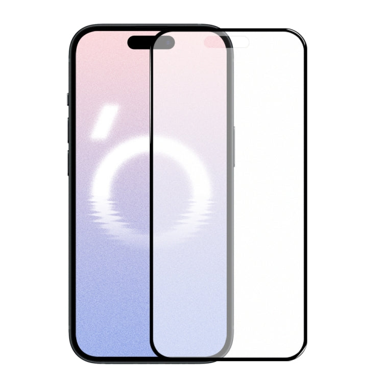 For iPhone 16 Plus NORTHJO Matte Silkscreen Anti-Fingerprint Tempered Glass Film by NORTHJO