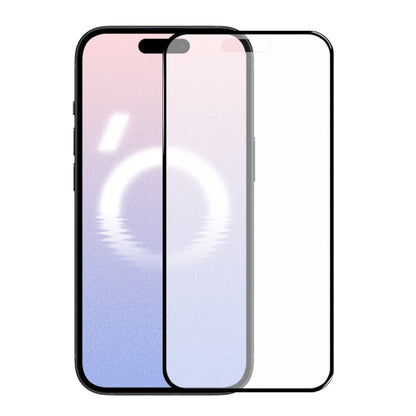 For iPhone 16 Plus NORTHJO Matte Silkscreen Anti-Fingerprint Tempered Glass Film by NORTHJO