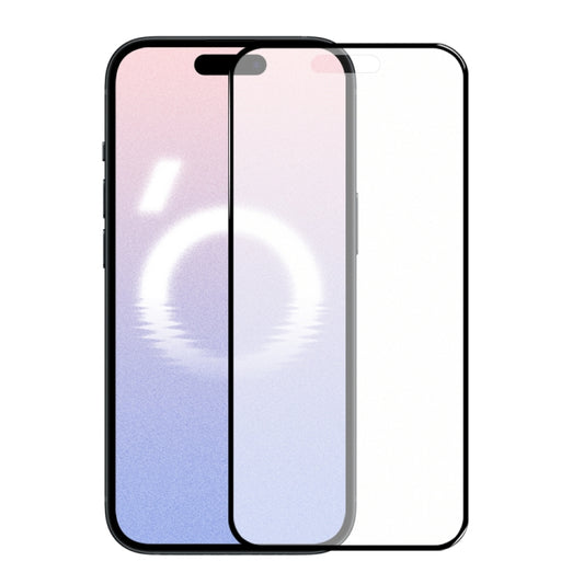 For iPhone 16 Plus NORTHJO Matte Silkscreen Anti-Fingerprint Tempered Glass Film by NORTHJO