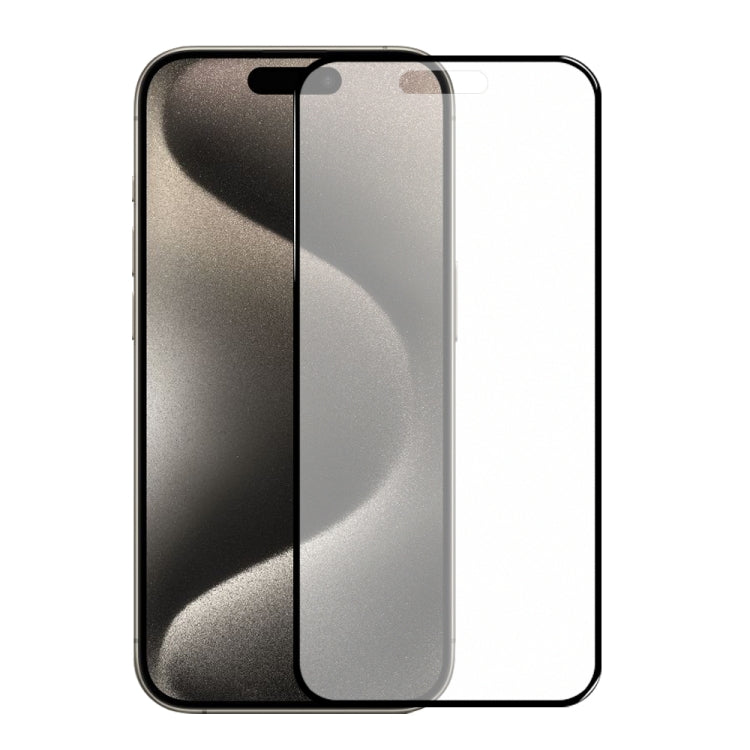 For iPhone 15 Pro NORTHJO Matte Silkscreen Anti-Fingerprint Tempered Glass Film by NORTHJO