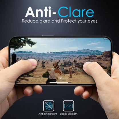 For iPhone Air NORTHJO Matte Silkscreen Anti-Fingerprint Tempered Glass Film by NORTHJO