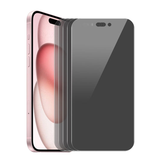 For iPhone 16 5pcs ENKAY Hat-Prince 28 Degree Anti-peeping Privacy Tempered Glass Film by ENKAY
