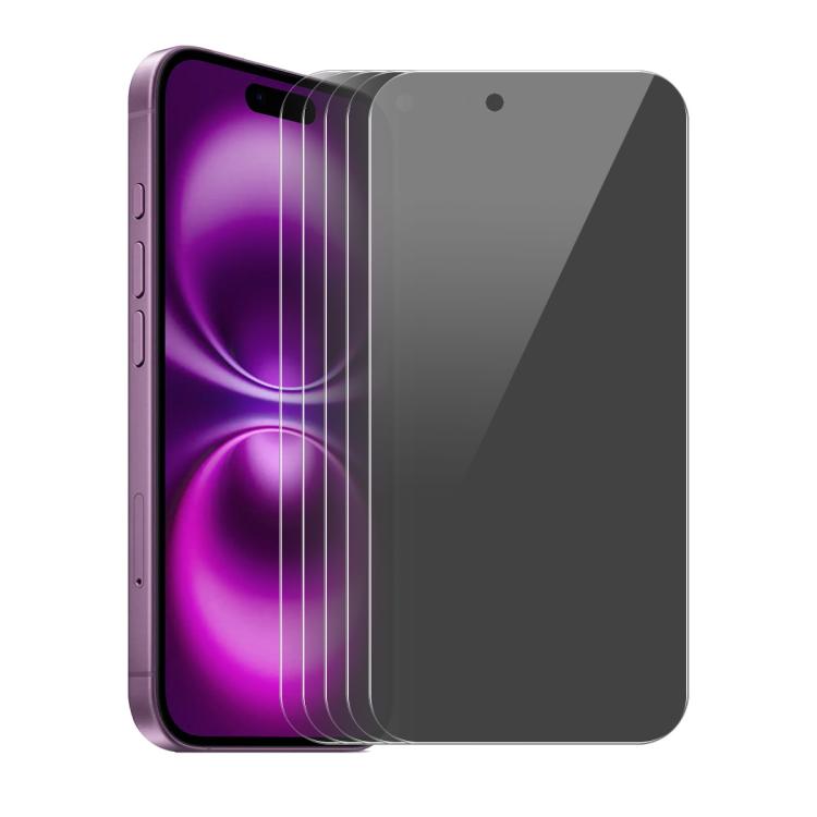 For iPhone Air 5pcs ENKAY Hat-Prince 28 Degree Anti-peeping Privacy Tempered Glass Film by ENKAY