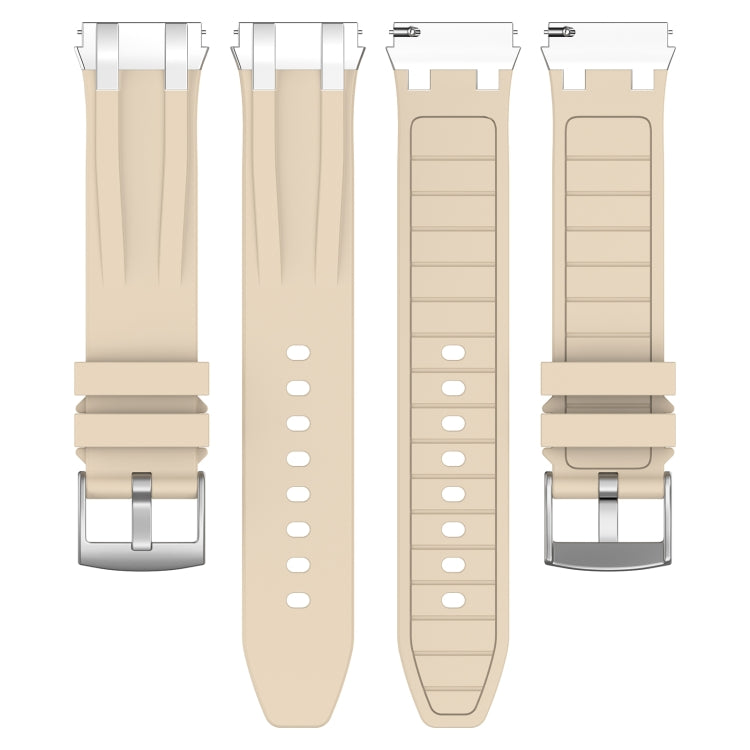 For Garmin Venu 3 22mm Quick Release Silver Buckle Royal Silicone Watch Band(Starlight) by bashfashion