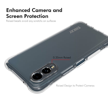 For Fujitsu Arrows We2 / F-52E ENKAY Clear TPU Shockproof Anti-slip Phone Case by ENKAY