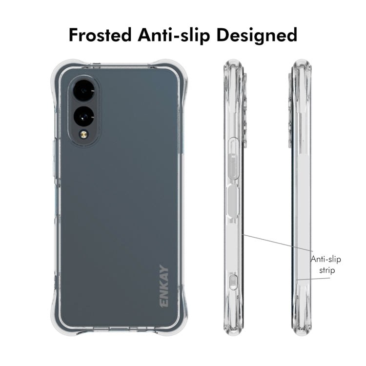 For Fujitsu Arrows We2 / F-52E ENKAY Clear TPU Shockproof Anti-slip Phone Case by ENKAY