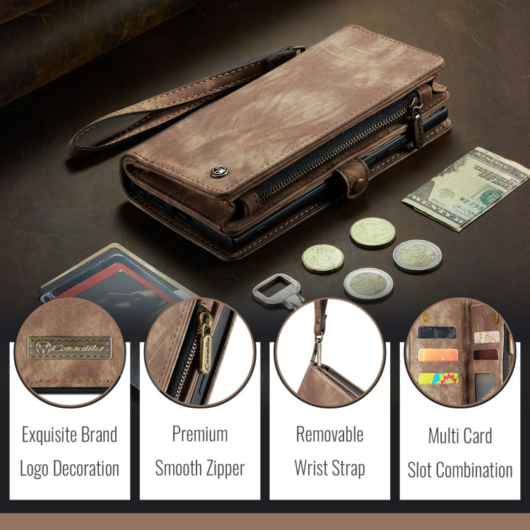 For iPhone 16 Pro Max CaseMe 008 Detachable Multifunctional Leather Phone Case(Brown) by CaseMe