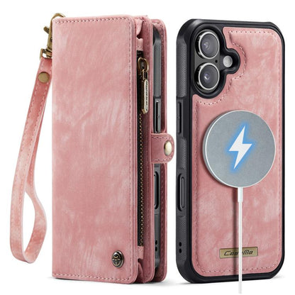 For iPhone 17 CaseMe 008 Detachable Multifunctional Leather Phone Case(Pink) by CaseMe