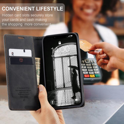 For iPhone 16e CaseMe 013 Multifunctional Horizontal Flip Leather Phone Case(Black) by CaseMe