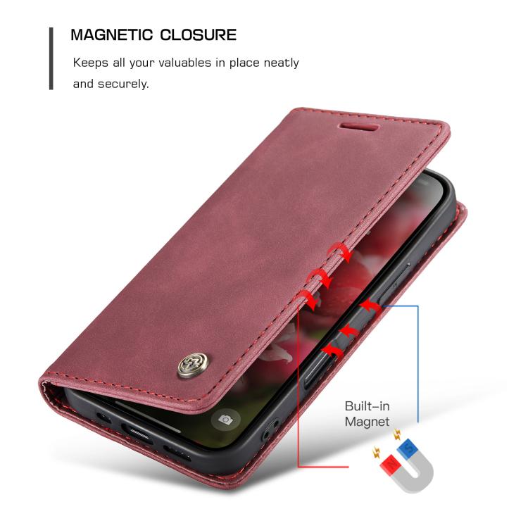 For iPhone 17 CaseMe 013 Multifunctional Horizontal Flip Leather Phone Case(Red) by CaseMe