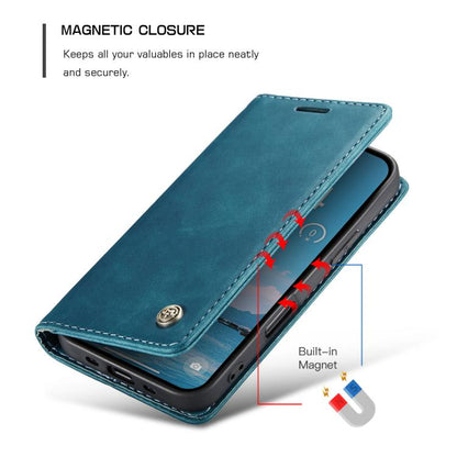 For iPhone Air CaseMe 013 Multifunctional Horizontal Flip Leather Phone Case(Blue) by CaseMe