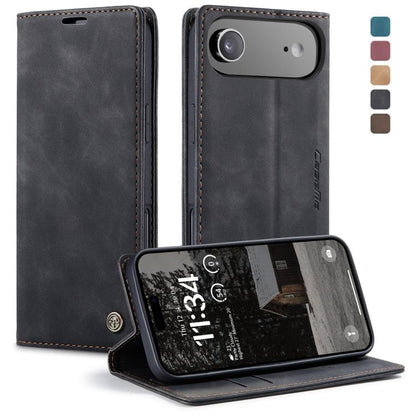 For iPhone Air CaseMe 013 Multifunctional Horizontal Flip Leather Phone Case(Black) by CaseMe