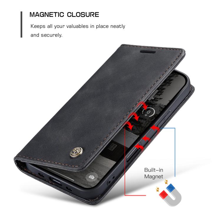 For iPhone Air CaseMe 013 Multifunctional Horizontal Flip Leather Phone Case(Black) by CaseMe