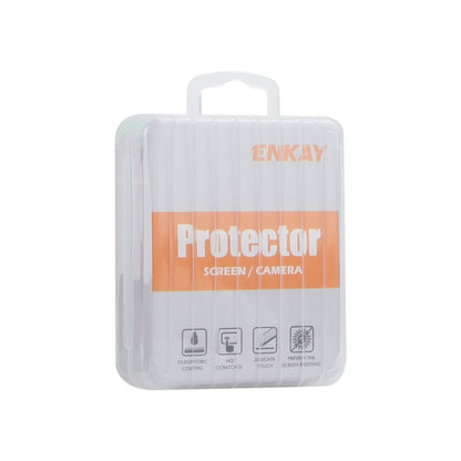 For iPhone 16 Pro / 16 Pro Max ENKAY AR Anti-reflection Individual Diamond Ring Camera Lens Glass Full Film(Golden) by ENKAY