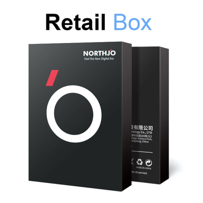 For iPhone 16 / 16 Plus NORTHJO Rhinestone Camera Lens Protector Tempered Glass Metal Ring Film(Graphite) by NORTHJO