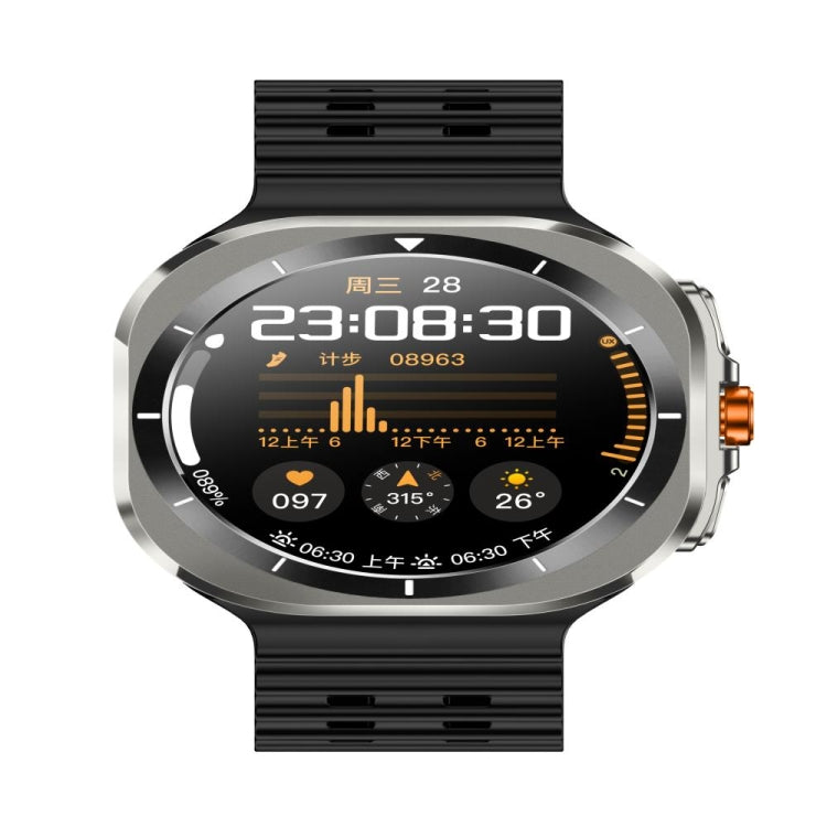 Z7 Ultra 1.46 inch Color Screen Smart Watch, Support Bluetooth Call / Health Monitoring(Black) by bashfashion