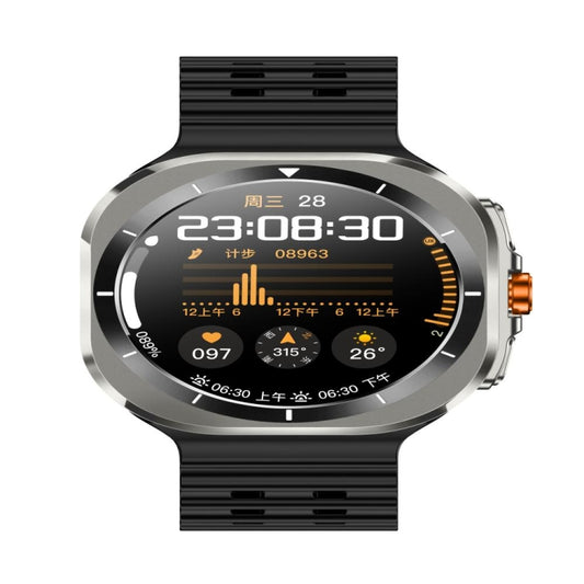Z7 Ultra 1.46 inch Color Screen Smart Watch, Support Bluetooth Call / Health Monitoring(Black) by bashfashion
