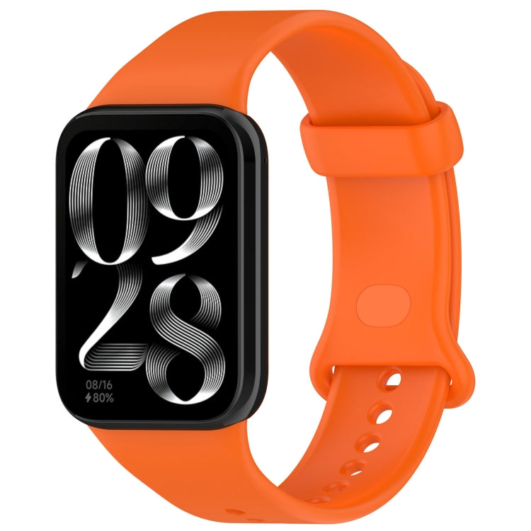 For Redmi Watch 4 Butterfly Color Buckle Silicone Watch Band(Orange) by bashfashion