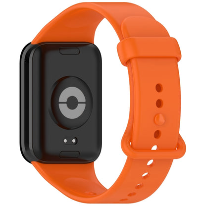 For Redmi Watch 4 Butterfly Color Buckle Silicone Watch Band(Orange) by bashfashion