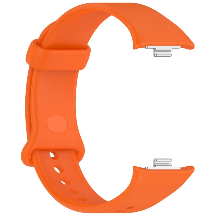 For Redmi Watch 4 Butterfly Color Buckle Silicone Watch Band(Orange) by bashfashion