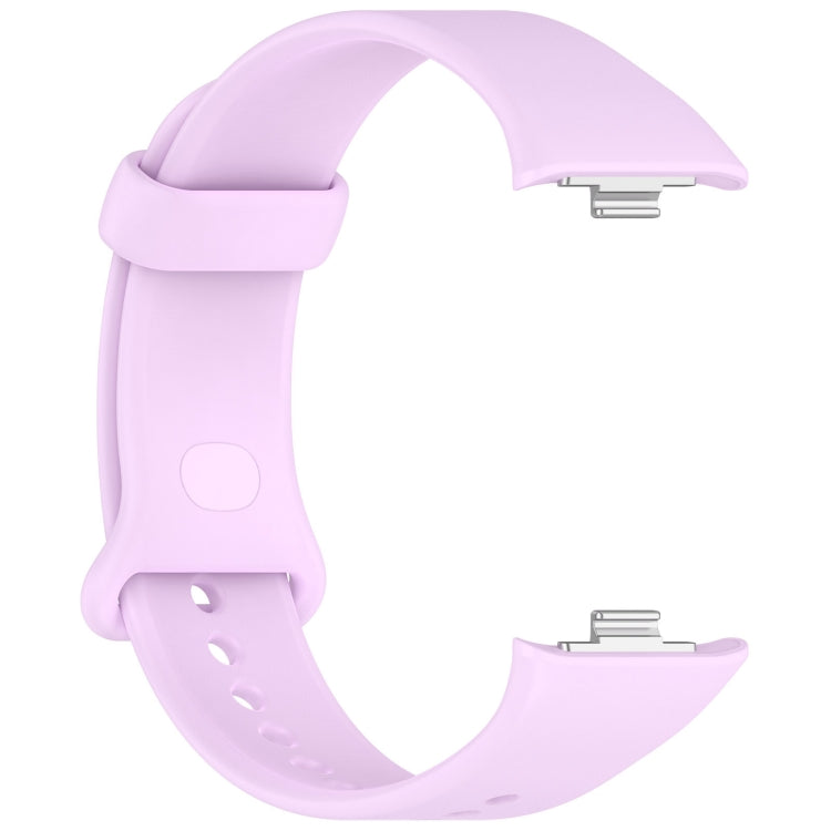 For Redmi Watch 4 Butterfly Color Buckle Silicone Watch Band(Lilac) by bashfashion