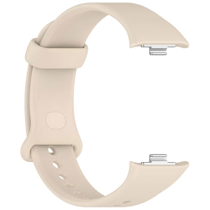 For Redmi Watch 4 Butterfly Color Buckle Silicone Watch Band(Ivory White) by bashfashion
