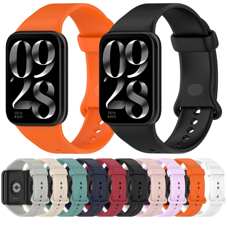For Redmi Watch 4 Butterfly Color Buckle Silicone Watch Band(Orange) by bashfashion