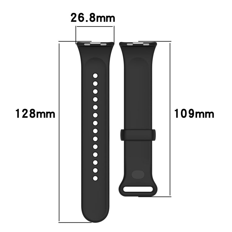 For Redmi Watch 4 Butterfly Color Buckle Silicone Watch Band(Lilac) by bashfashion