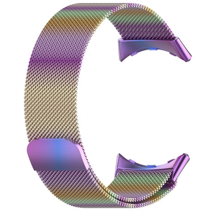 For Google Pixel Watch 3 45mm Milanese Metal Magnetic Watch Band(Colorful) by bashfashion