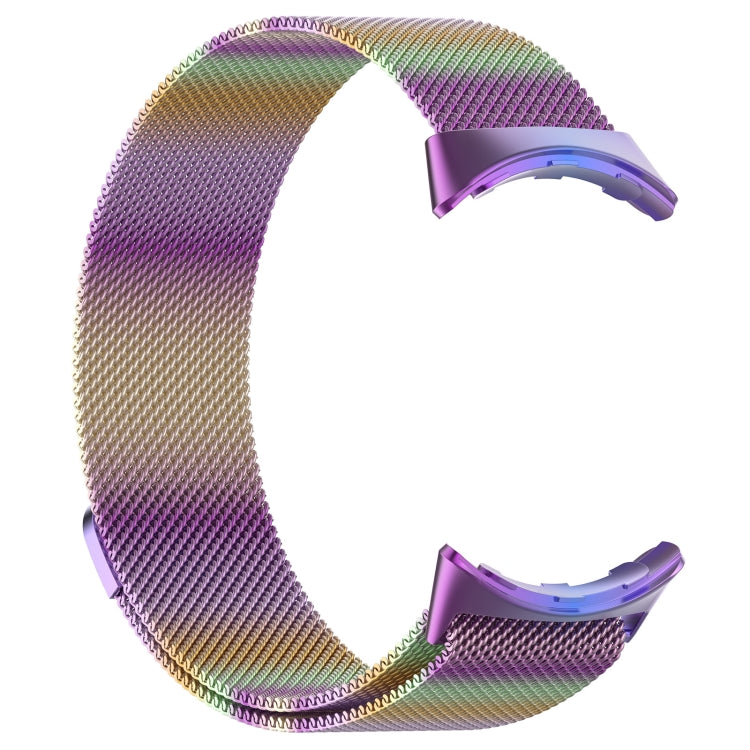 For Google Pixel Watch 3 45mm Milanese Metal Magnetic Watch Band(Colorful) by bashfashion