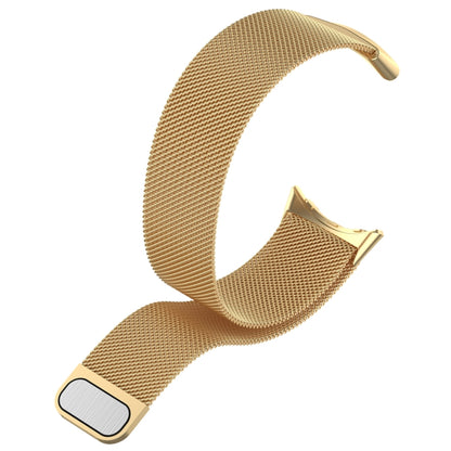 For Google Pixel Watch 3 45mm Milanese Metal Magnetic Watch Band(Gold) by bashfashion