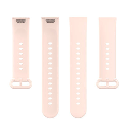 For Redmi Watch 2 Lite Solid Color Black Buckle Silicone Watch Band(Light Pink) by bashfashion
