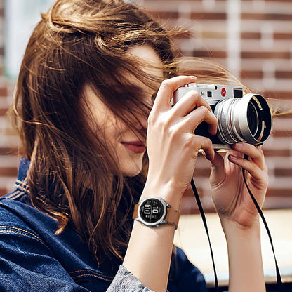 For Garmin Epix Pro 42mm Leather Steel Buckle 20mm Watch Band(Black) by bashfashion